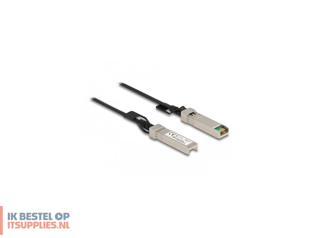 0457886-delock_84200_infiniband_en_glasvezelkabel_1_m_sfp_zwart-_zilver