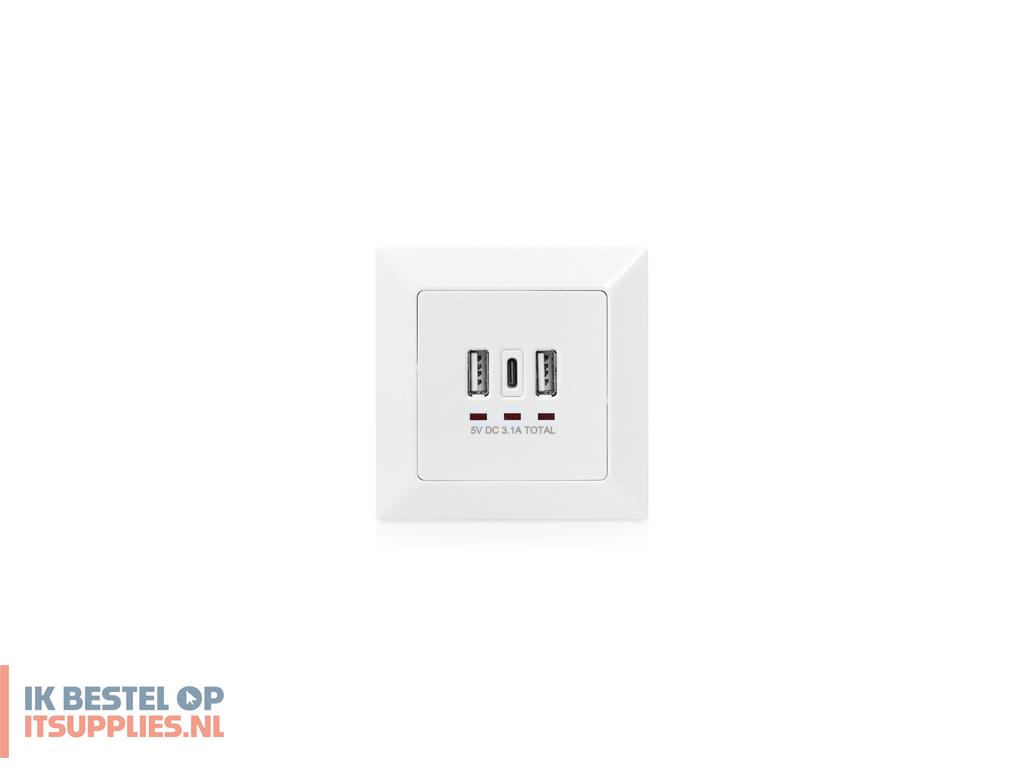 4530063-digitus_da-70618_wandcontactdoos_2_x_usb_a_1_x_usb_c_wit