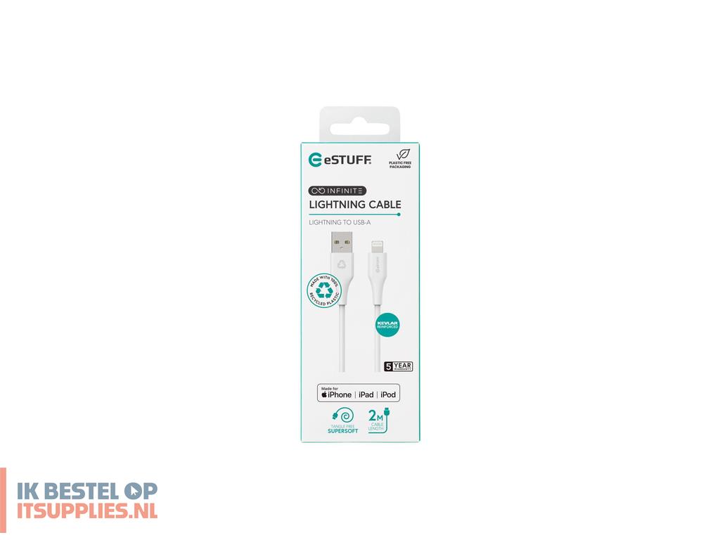 3023482-estuff_es601270_lightning-kabel_2_m_wit