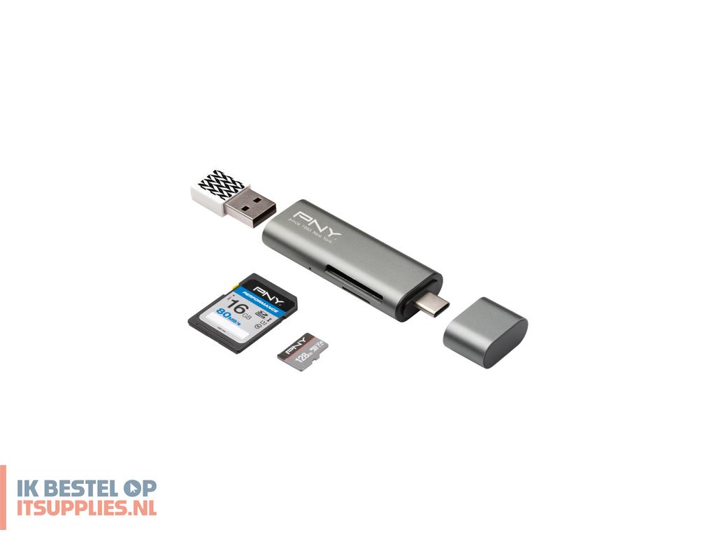 4850041-pny_r-tc-ua-3n1e01-rb_geheugenkaartlezer_usb_32_gen_1_31_gen_1_type-c_metallic