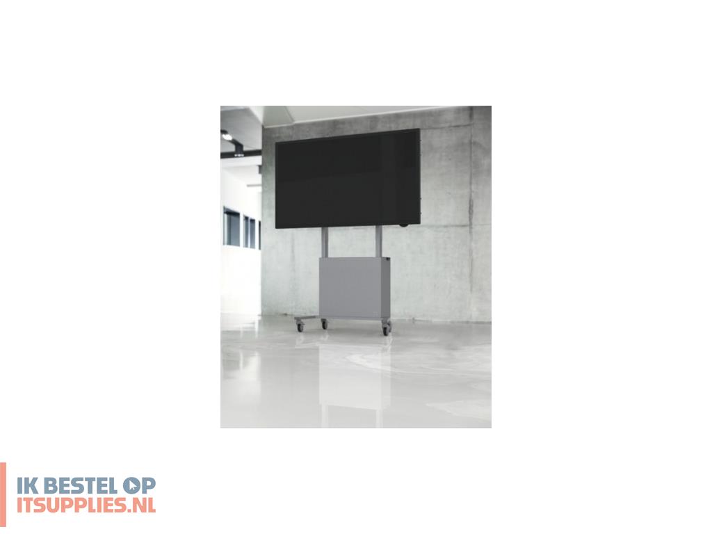 3345613-ergoxs_ergoframe_grijs_vlakke_paneel_multimediatrolley