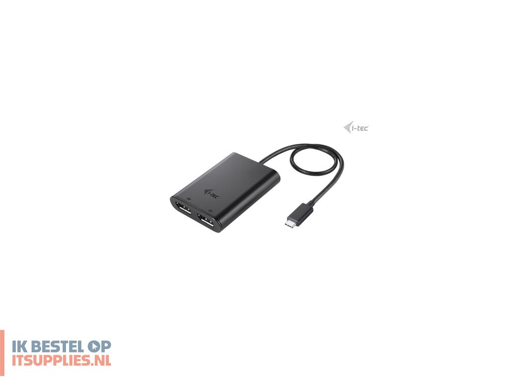 3557866-i-tec_c31dual4k60dp_usb_grafische_adapter_7680_x_4320_pixels_zwart