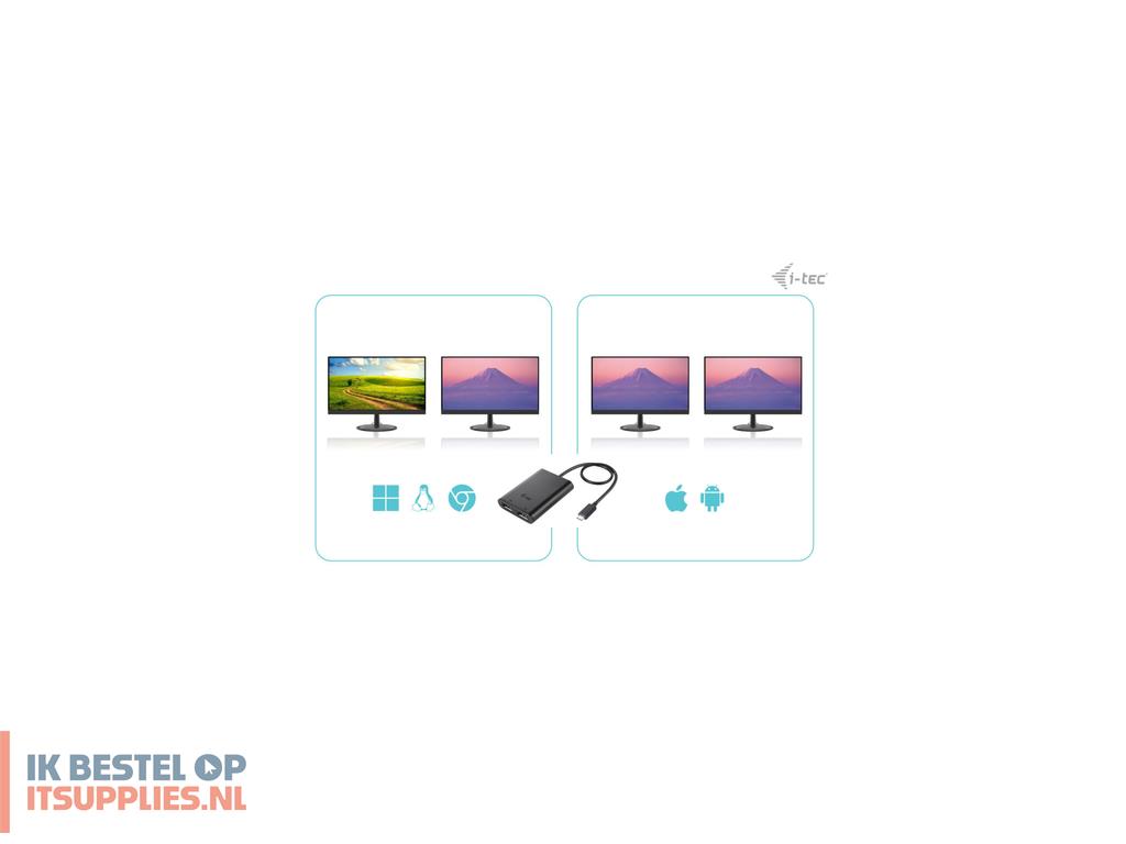 3602464-i-tec_c31dual4k60dp_usb_grafische_adapter_7680_x_4320_pixels_zwart