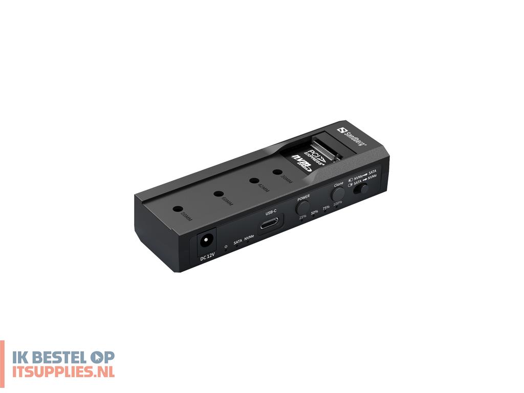 0102285-sandberg_136-49_basisstation_voor_opslagstations_usb_32_gen_2_31_gen_2_type-c_zwart