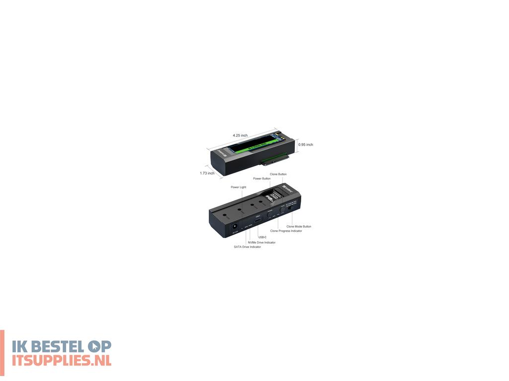 0121474-sandberg_136-49_basisstation_voor_opslagstations_usb_32_gen_2_31_gen_2_type-c_zwart