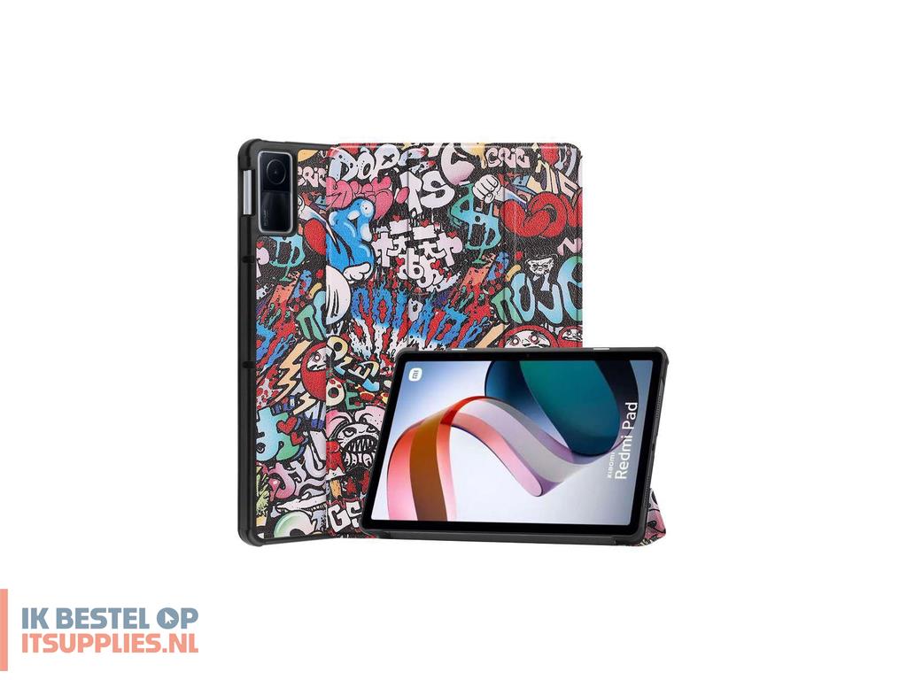0353116-coreparts_tabx-xmi-cover9_tabletbehuizing_26-9_cm_106_flip_case_meerkleurig