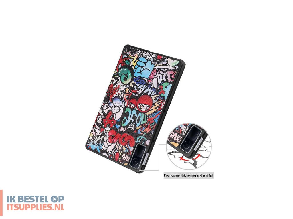 0413442-coreparts_tabx-xmi-cover9_tabletbehuizing_26-9_cm_106_flip_case_meerkleurig
