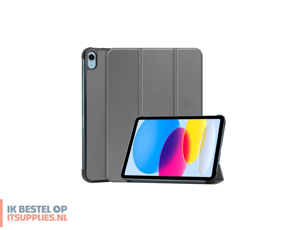 1719038-coreparts_tabx-ip10-cover7_tabletbehuizing_27-7_cm_109_flip_case_grijs