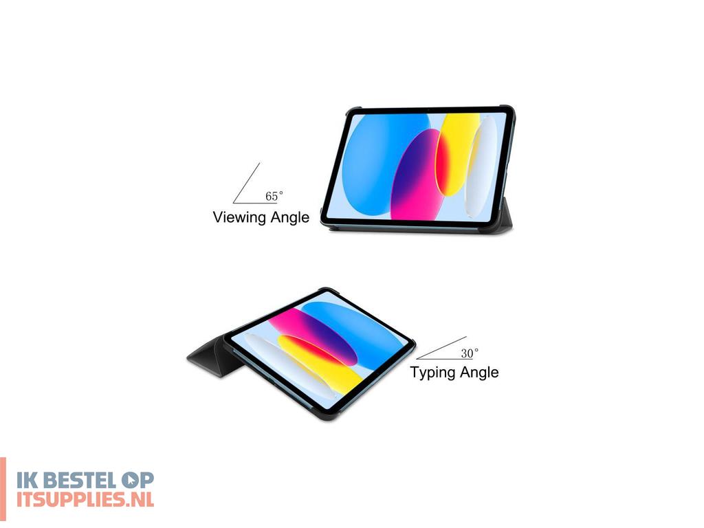 1727857-coreparts_tabx-ip10-cover7_tabletbehuizing_27-7_cm_109_flip_case_grijs