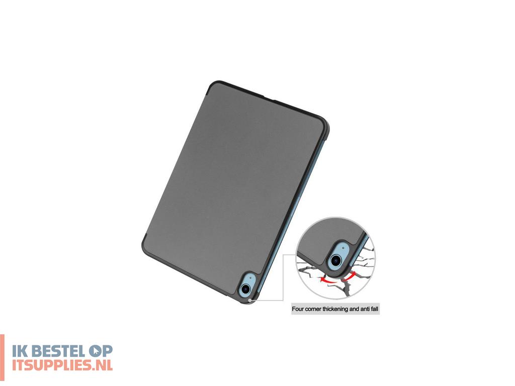 1734242-coreparts_tabx-ip10-cover7_tabletbehuizing_27-7_cm_109_flip_case_grijs