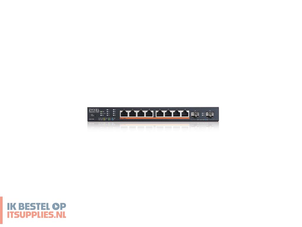 1616401-zyxel_xmg1915-10ep_managed_l2_25g_ethernet_10010002500_power_over_ethernet_poe