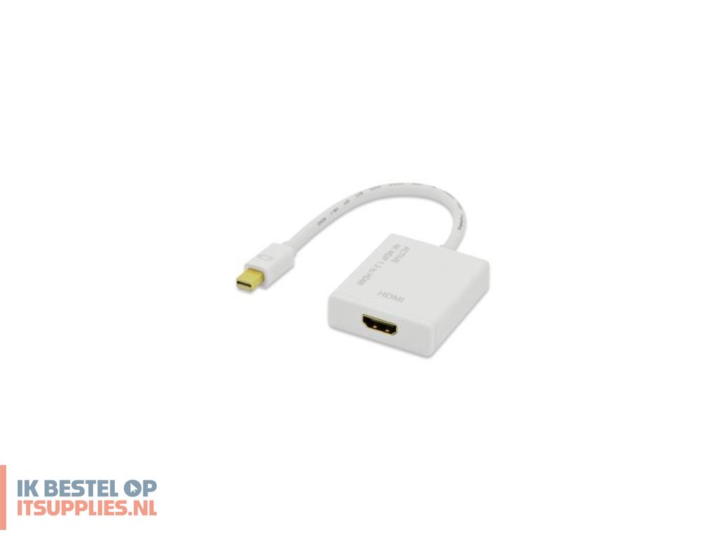 0012667-ednet_84519_video_kabel_adapter_0-2_m_mini_displayport_hdmi_wit