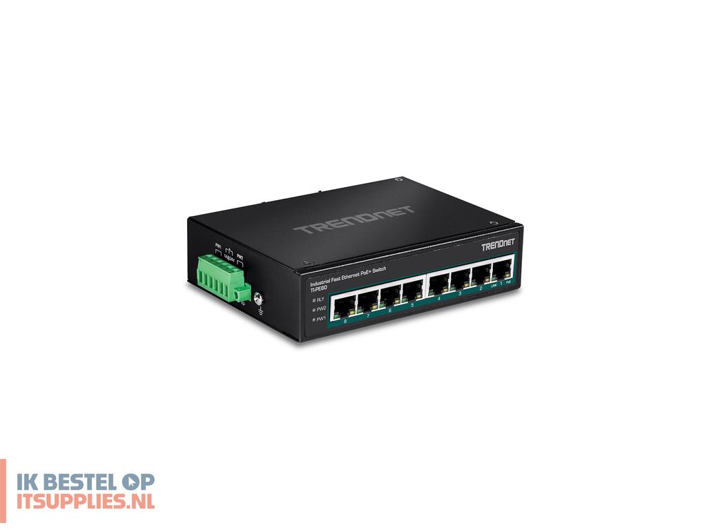 2626062-trendnet_ti-pe80_netwerk-switch_unmanaged_fast_ethernet_10100_power_over_ethernet_poe_zwart