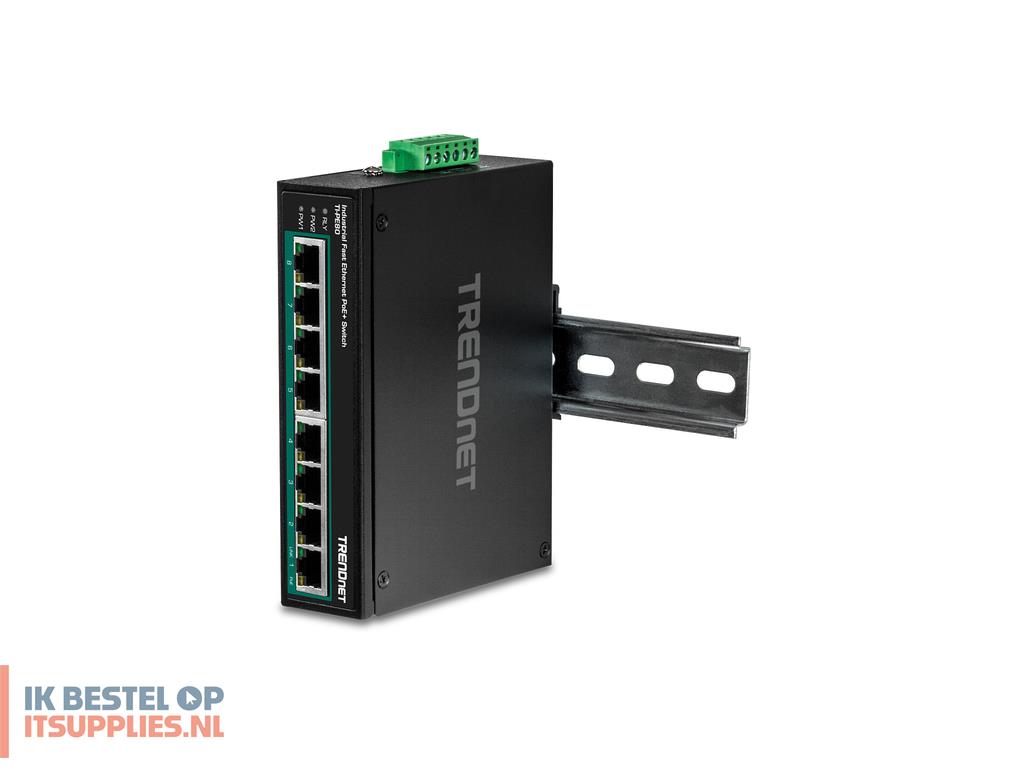 2640978-trendnet_ti-pe80_netwerk-switch_unmanaged_fast_ethernet_10100_power_over_ethernet_poe_zwart