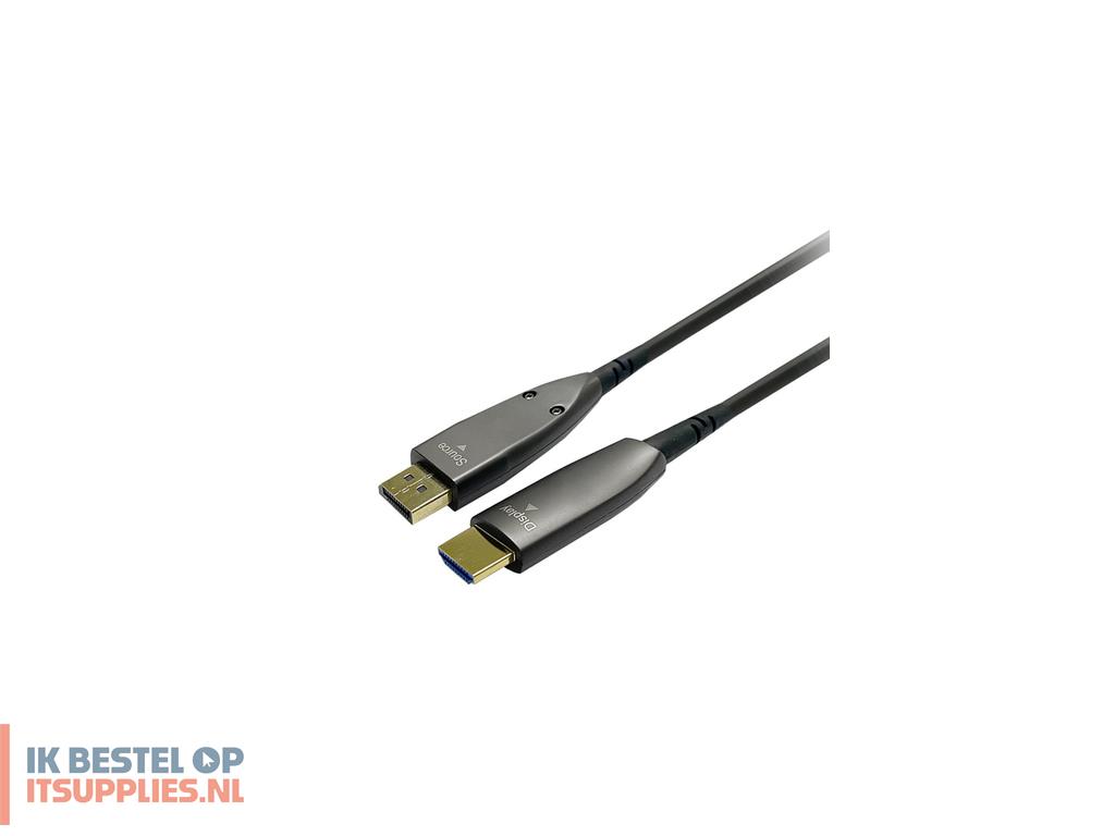 1534636-vivolink_prodphdmiop40_video_kabel_adapter_40_m_displayport_hdmi_zwart