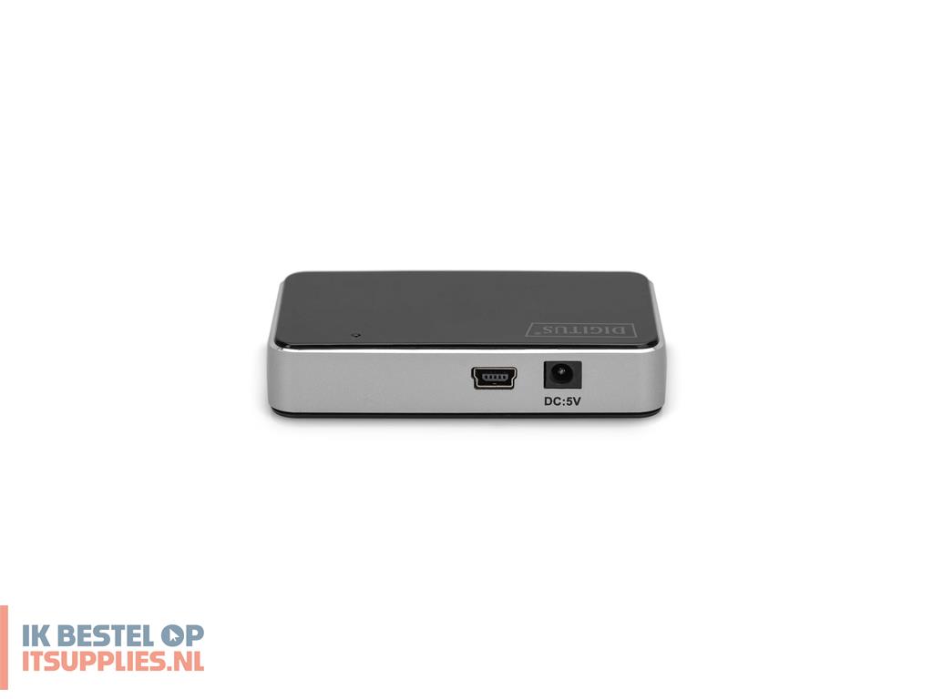 0539898-digitus_da-70220_interface_hub_usb_20_mini-b_480_mbits_zwart-_zilver