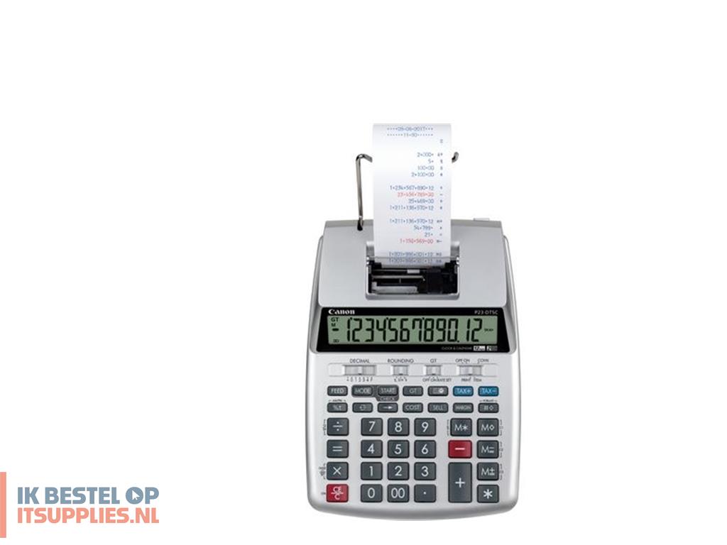 3327478-canon_p23-dtsc_calculator_desktop_rekenmachine_met_printer_zilver