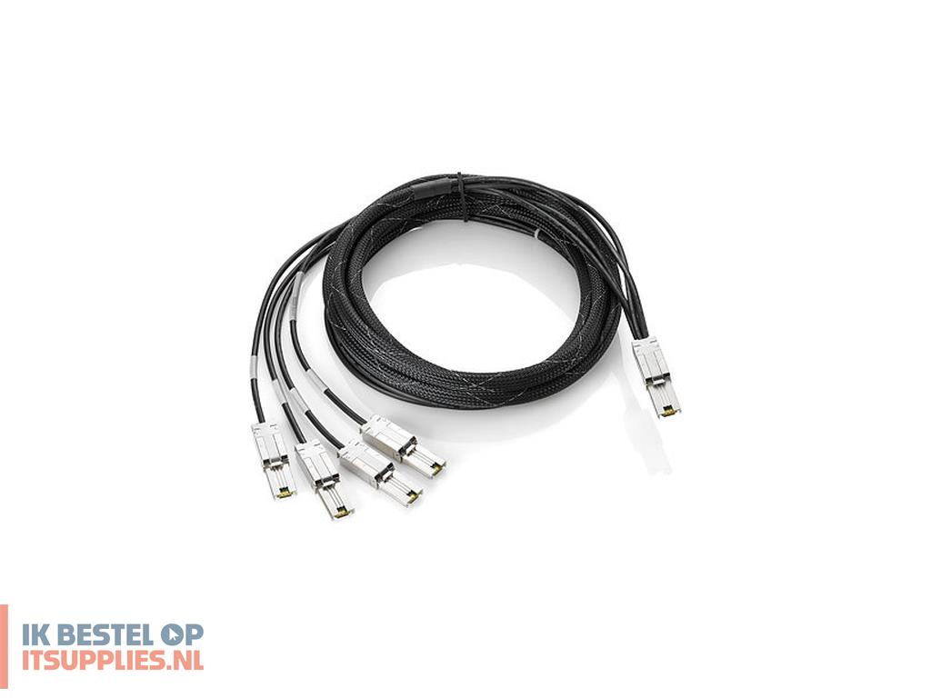 0247053-hpe_storeever_4m_external_mini-sas_to_4x1_mini-sas_cable_zwart