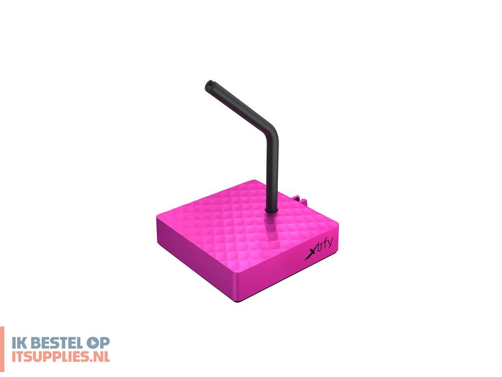 4642793-cherry_xtrfy_b4_bureau_kabelhouder_roze_1_stuks