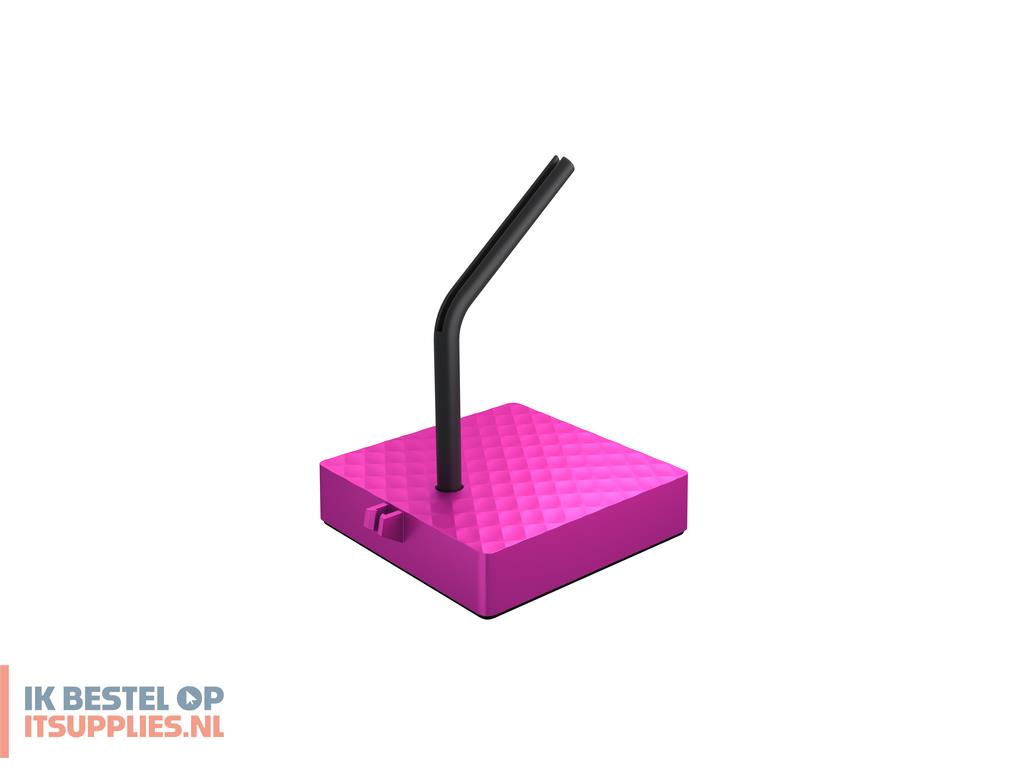 4652337-cherry_xtrfy_b4_bureau_kabelhouder_roze_1_stuks