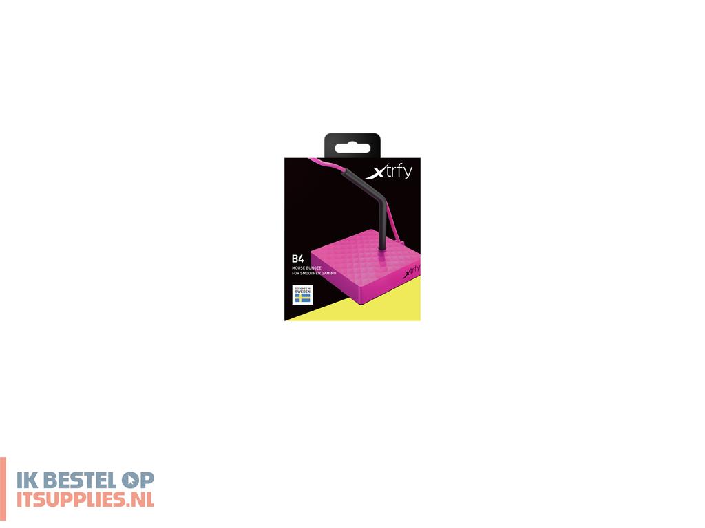 4655091-cherry_xtrfy_b4_bureau_kabelhouder_roze_1_stuks