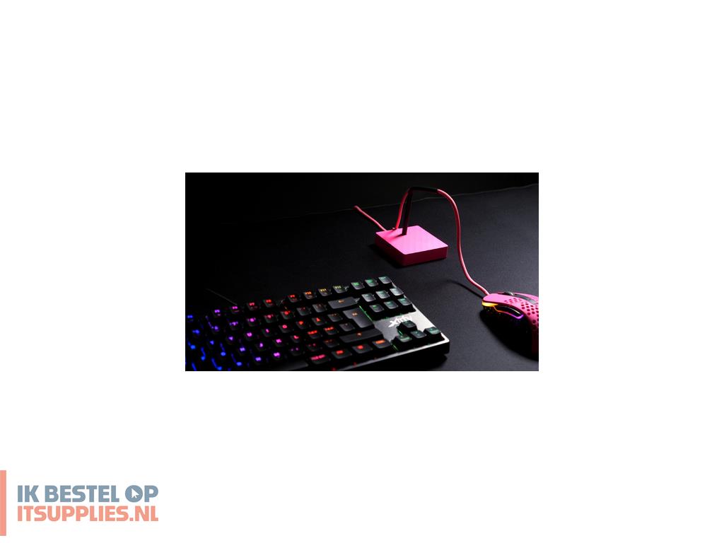 4703073-cherry_xtrfy_b4_bureau_kabelhouder_roze_1_stuks