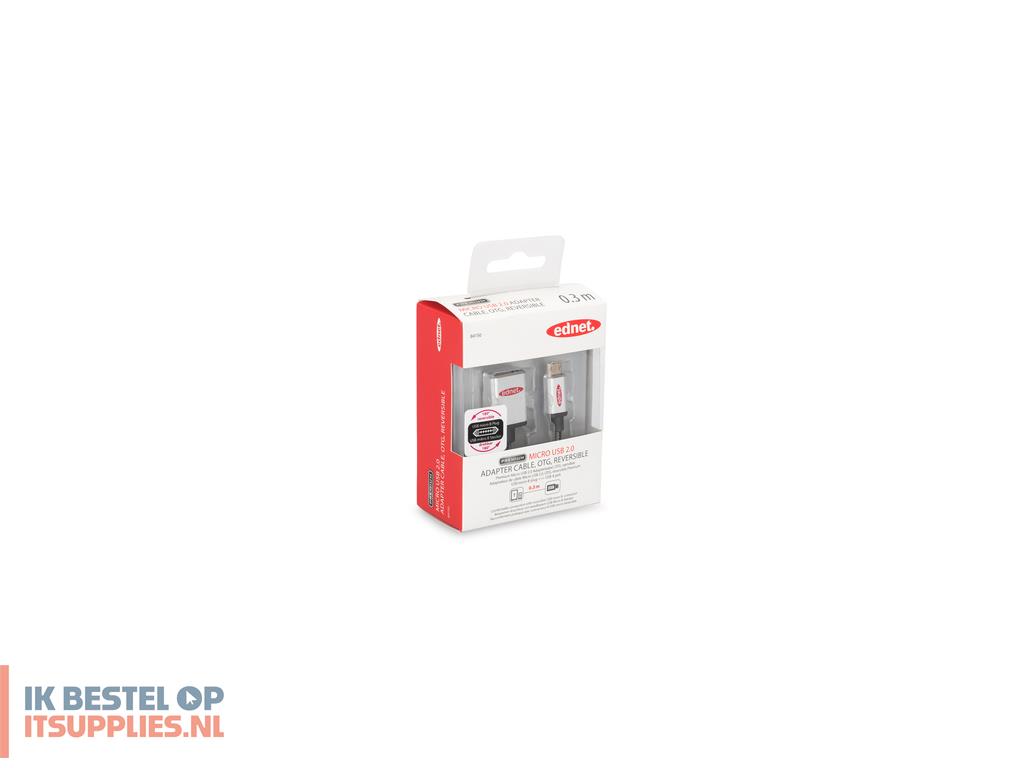 1635390-ednet_84150_usb-kabel_usb_20_0-3_m_micro-usb_b_usb_a_zwart