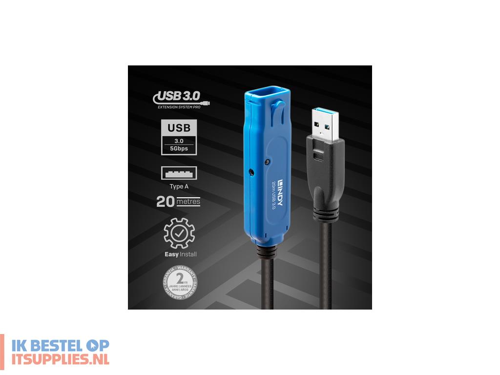 0103320-lindy_43361_usb-kabel_usb_32_gen_1_31_gen_1_20_m_usb_a_5_gbits_zwart