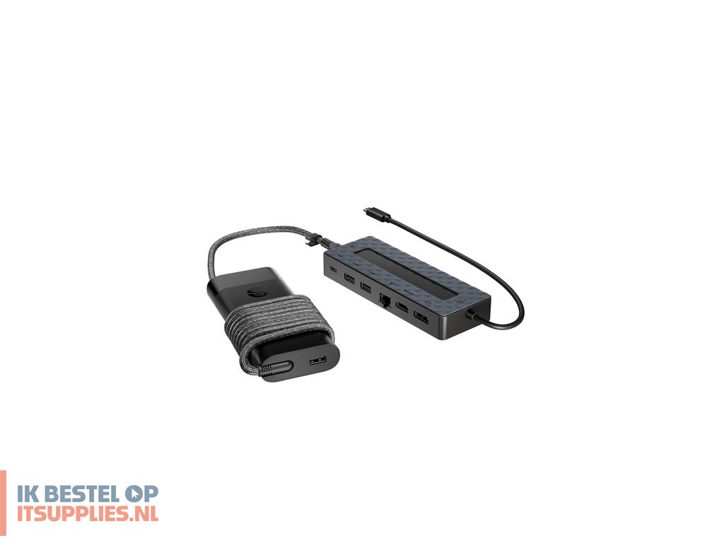 0022128-hp_universal_usb-c_hub_and_laptop_charger_combo_bedraad_usb_32_gen_1_31_gen_1_type-c_zwart
