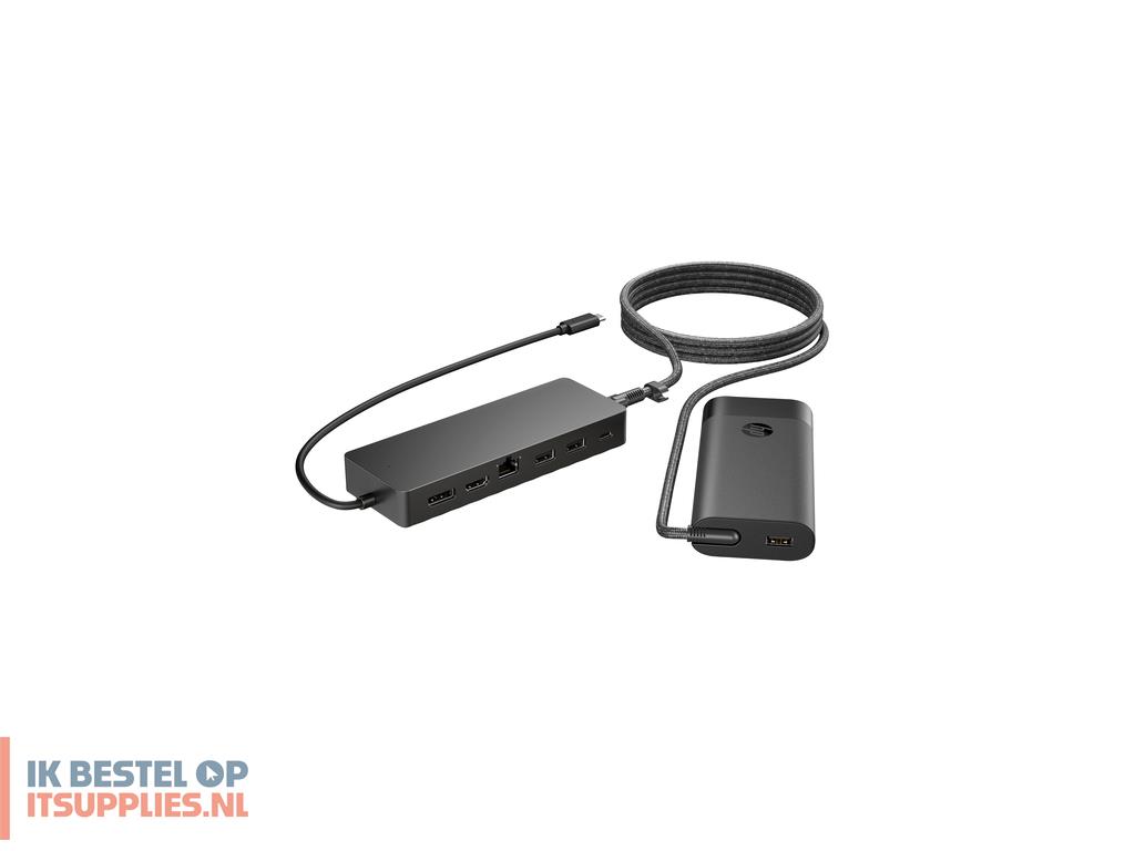 4058817-hp_universal_usb-c_hub_and_laptop_charger_combo_bedraad_usb_32_gen_1_31_gen_1_type-c_zwart
