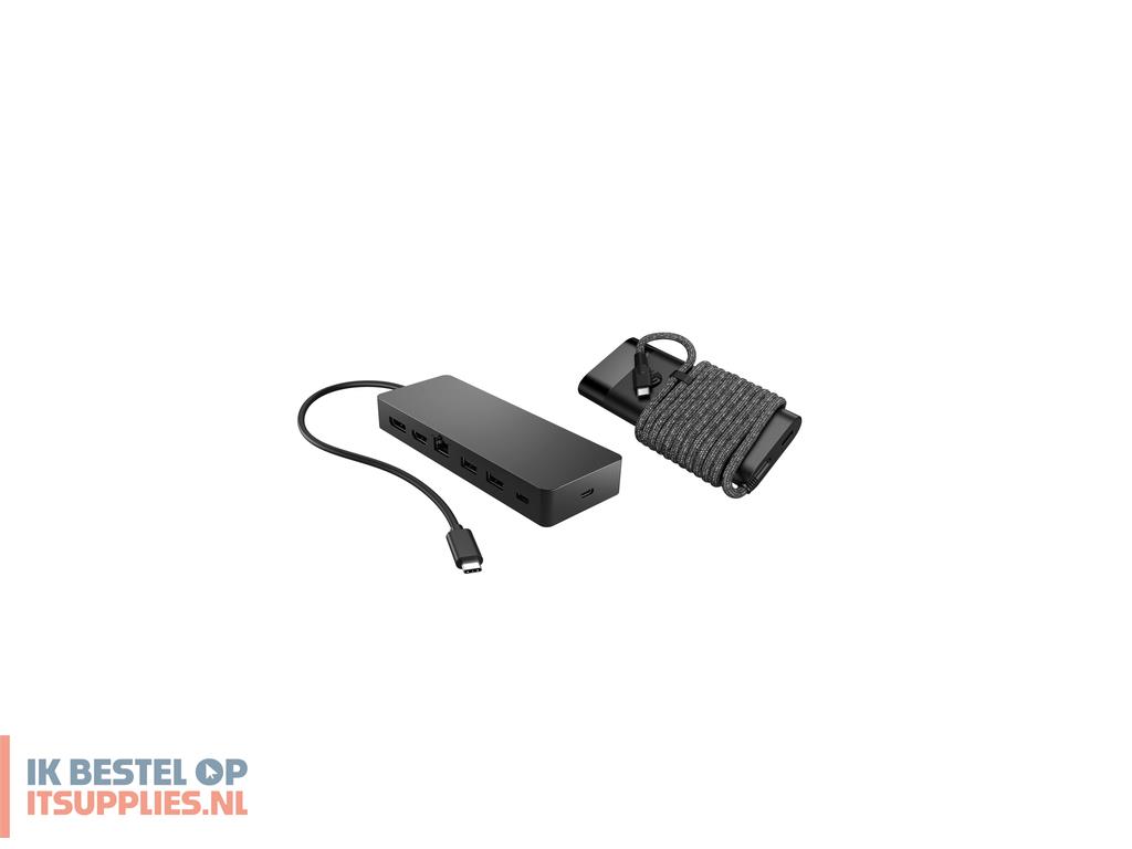 4102851-hp_universal_usb-c_hub_and_laptop_charger_combo_bedraad_usb_32_gen_1_31_gen_1_type-c_zwart