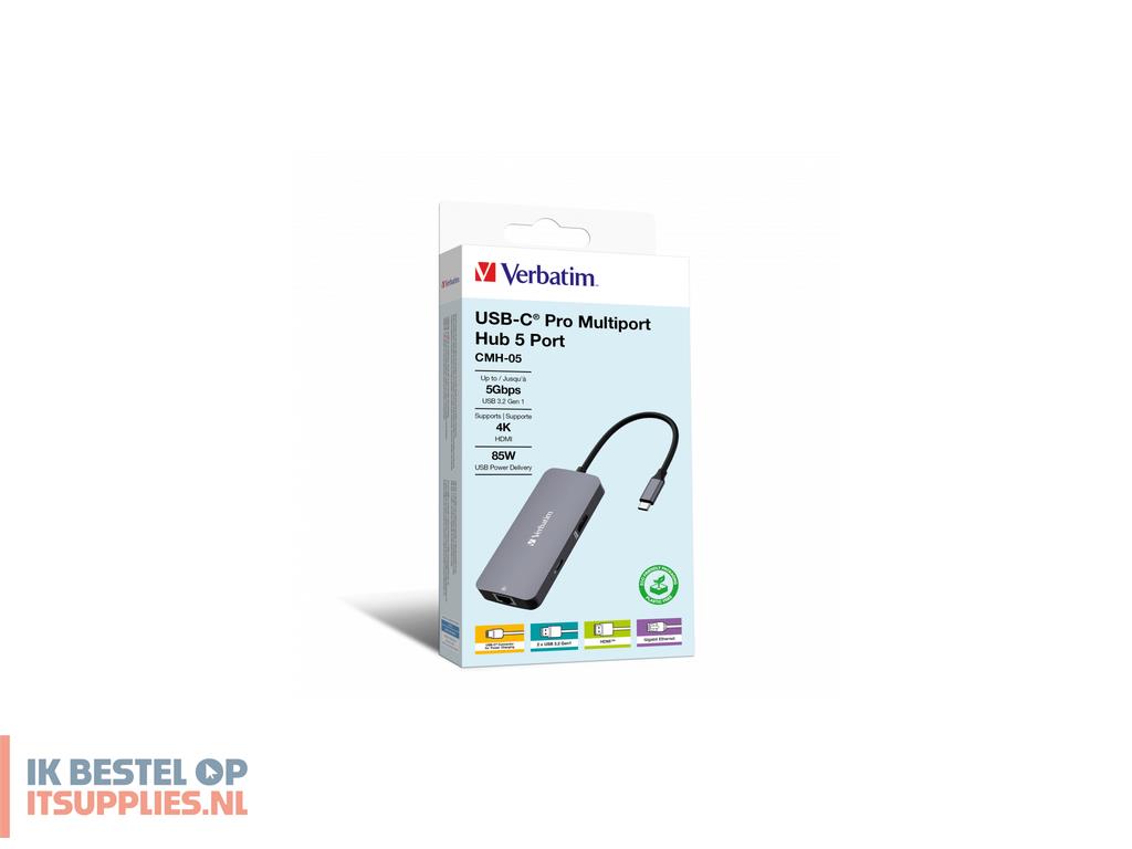 4745326-verbatim_cmh-05_usb_type-c_5000_mbits_zilver