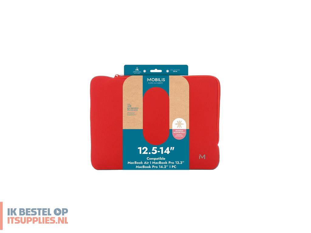 1147820-mobilis_049019_laptoptas_35-6_cm_14_opbergmapsleeve_grijs-_rood