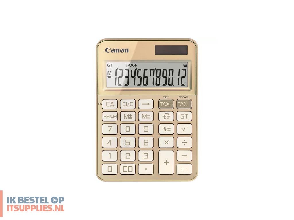 1512150-canon_ks-125kb_calculator_desktop_basisrekenmachine_goud