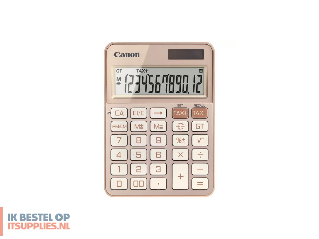 1410288-canon_ks-125kb_calculator_desktop_basisrekenmachine_rosegoud