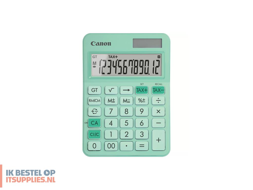 5216324-canon_ls-125kb_calculator_desktop_basisrekenmachine_groen