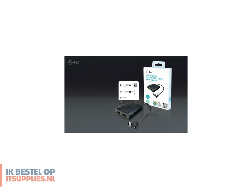 1549227-i-tec_cadual4khdmi_video_kabel_adapter_0-27_m_usb_type-ausb_type-c_2_x_hdmi_zwart