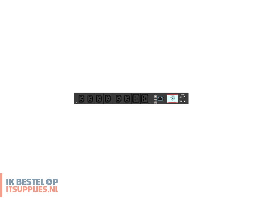 3041654-raritan_px3-5193r_energiedistributie_8_ac-uitgangen_1u_zwart
