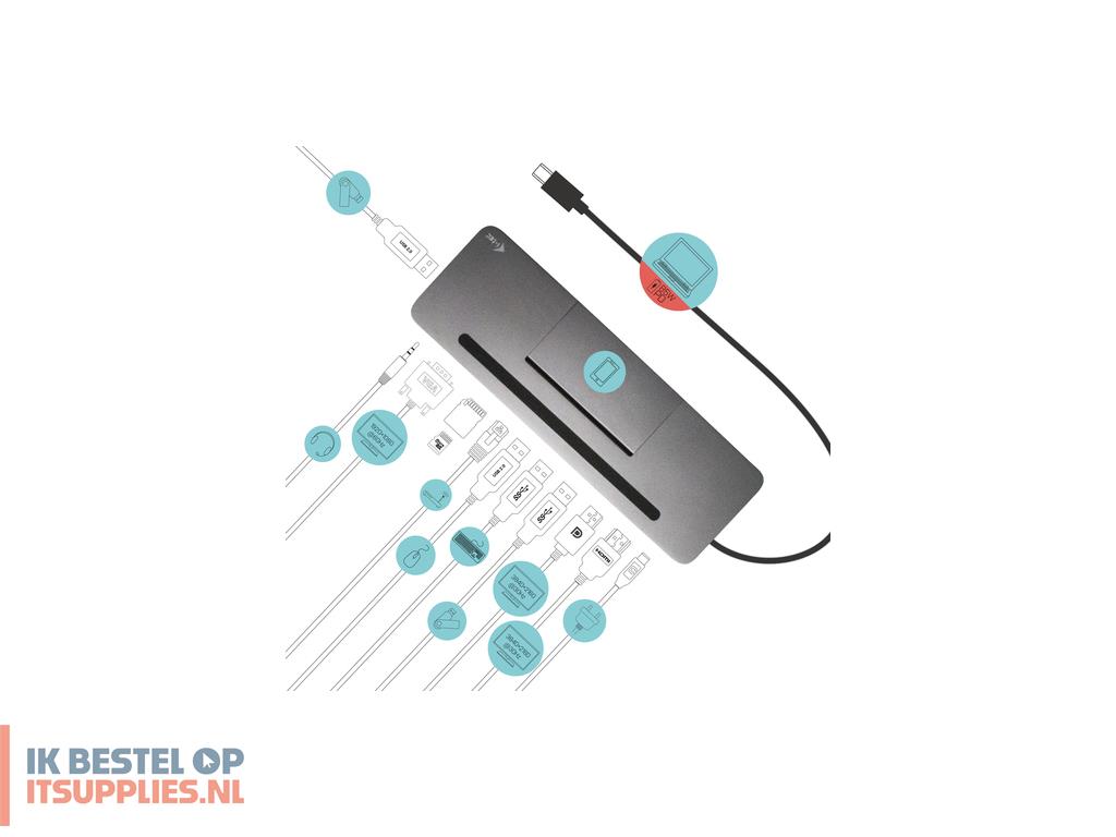 3756590-i-tec_metal_c31flatdockpdpro_laptop_dock_poortreplicator_bedraad_usb_32_gen_1_31_gen_1_type-c_grijs