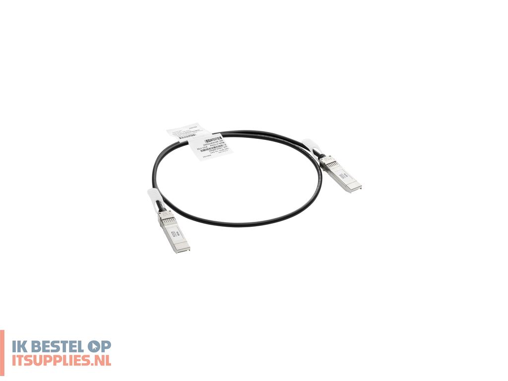 3121512-hpe_aruba_networking_10g_sfp_to_sfp_1m_direct_attach_copper_cable_infiniband_en_glasvezelkabel_sfp_zwart