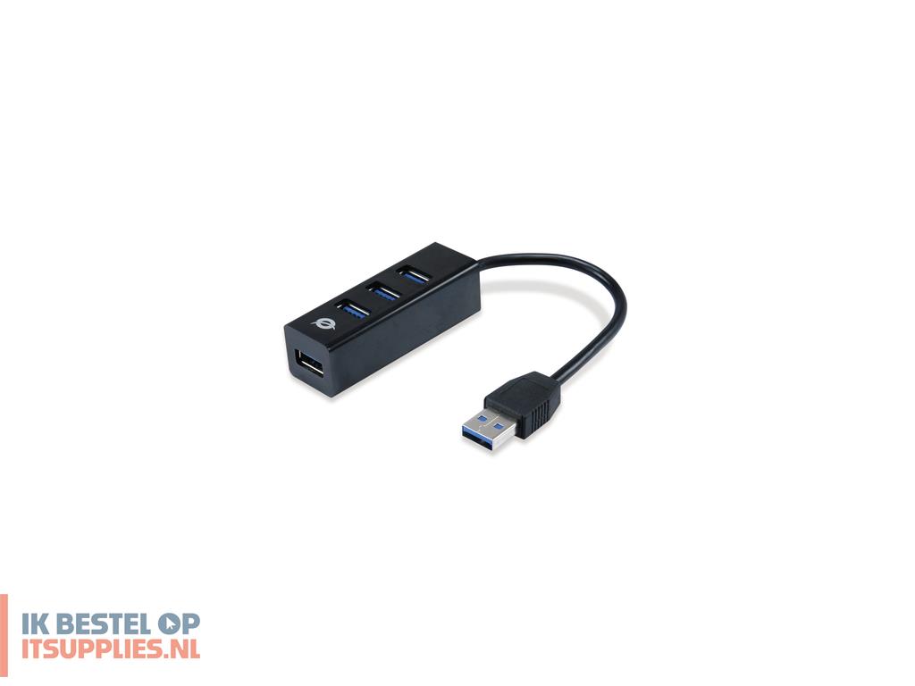 2543509-conceptronic_hubbies04b_interface_hub_usb_32_gen_1_31_gen_1_type-a_5000_mbits_zwart