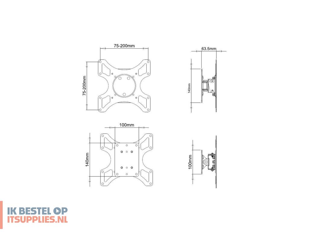 4805076-techly_ica-lcd_2900b_tv-bevestiging_94_cm_37_zwart