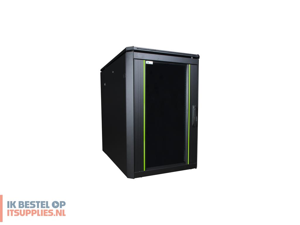 5136921-logon_rdl16u66bl_rack_16u_vrijstaande_rek_zwart