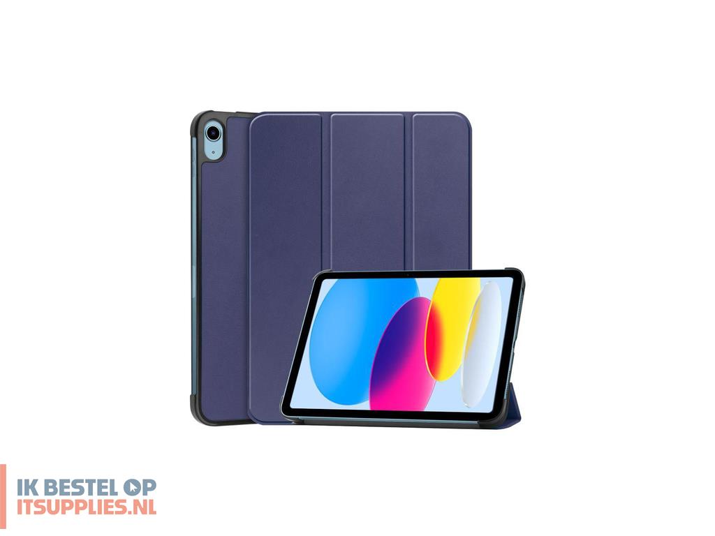 0844283-coreparts_tabx-ip10-cover2_tabletbehuizing_27-7_cm_109_flip_case_blauw