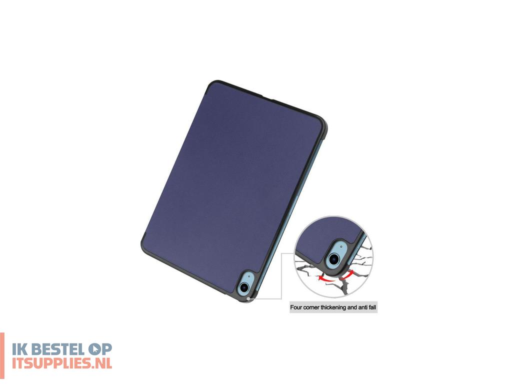 0903437-coreparts_tabx-ip10-cover2_tabletbehuizing_27-7_cm_109_flip_case_blauw