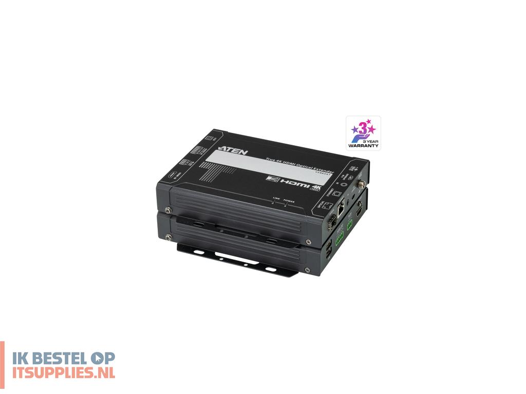 1337277-aten_ve883ak2-at-g_audiovideo_extender_av-zender_ontvanger_zwart
