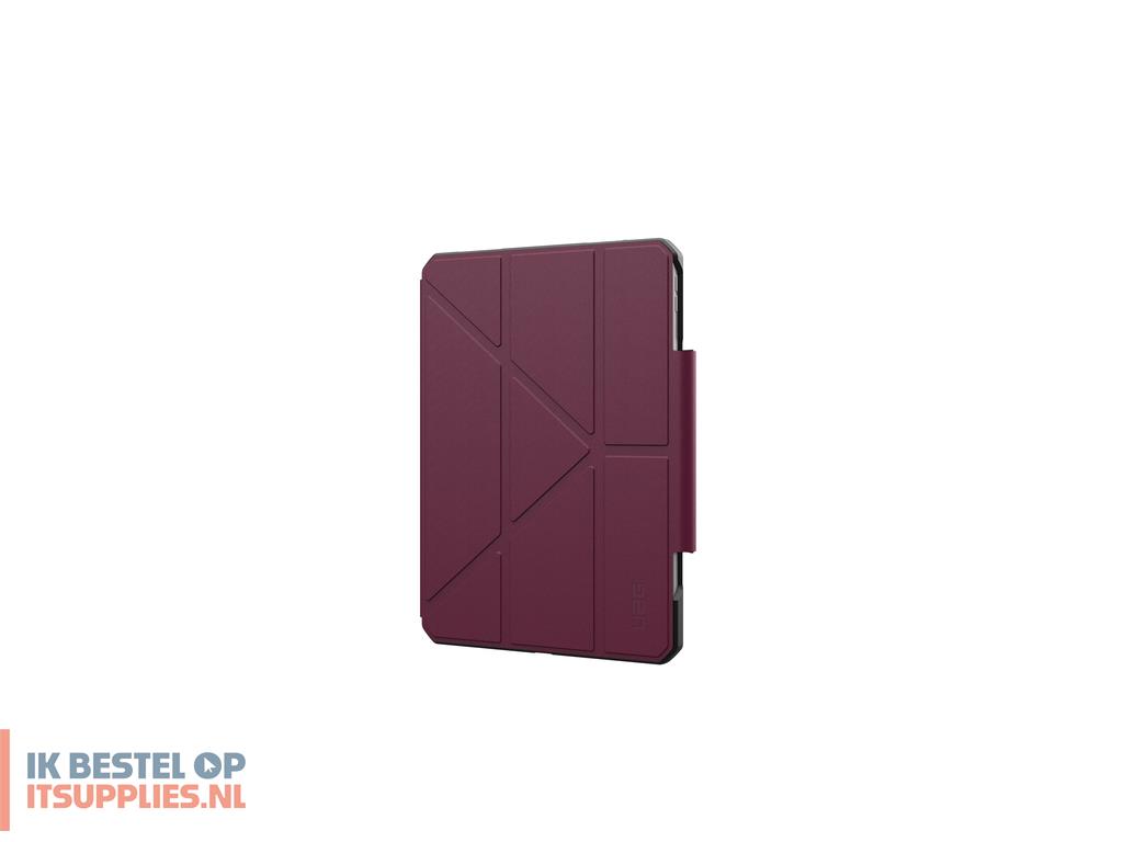 1527191-urban_armor_gear_124474119049_tabletbehuizing_27-9_cm_11_folioblad_bordeaux-_transparant