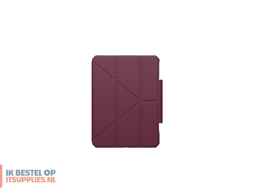 1529839-urban_armor_gear_124474119049_tabletbehuizing_27-9_cm_11_folioblad_bordeaux-_transparant