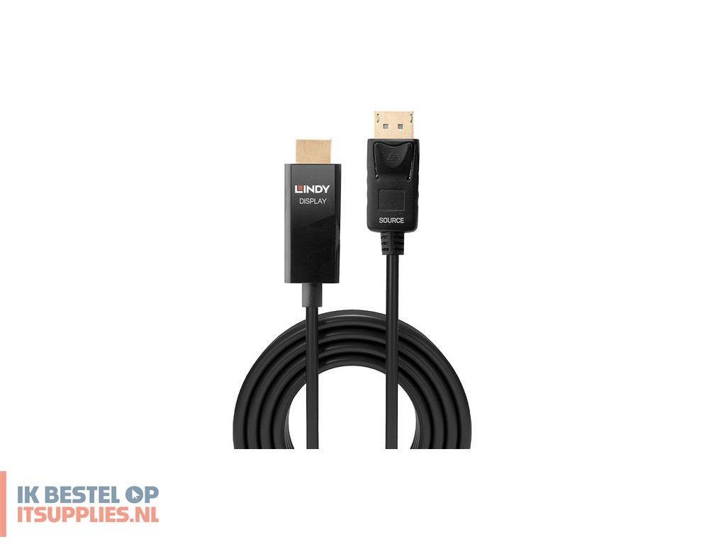 3512154-lindy_40928_video_kabel_adapter_5_m_displayport_hdmi_type_a_standaard_zwart