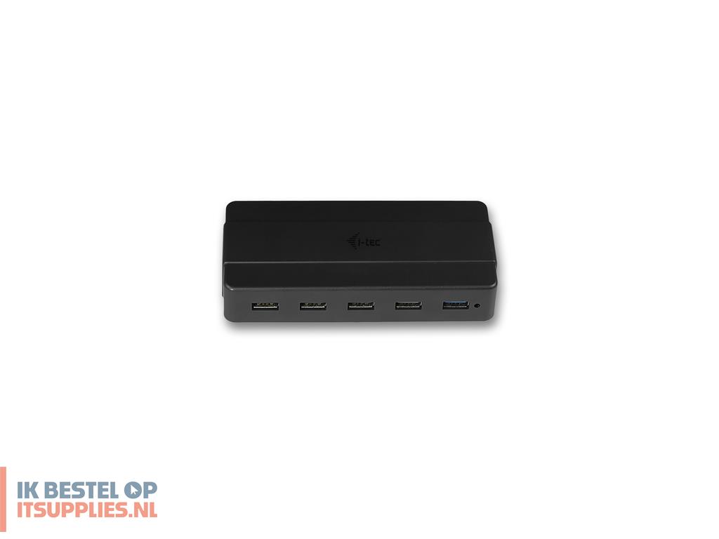 2352357-i-tec_u3hub742_interface_hub_usb_32_gen_1_31_gen_1_type-b_5000_mbits_zwart